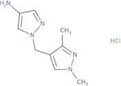 1-[(1,3-Dimethyl-1H-pyrazol-4-yl)methyl]-1H-pyrazol-4-amine hydrochloride