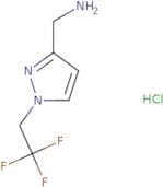 1-[1-(2,2,2-Trifluoroethyl)-1H-pyrazol-3-yl]methanamine hydrochloride