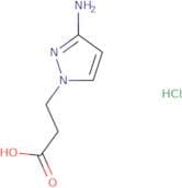 3-(3-Amino-1H-pyrazol-1-yl)propanoic acid hydrochloride
