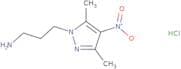 3-(3,5-Dimethyl-4-nitro-1H-pyrazol-1-yl)propan-1-amine hydrochloride