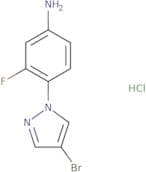 4-(4-Bromo-1H-pyrazol-1-yl)-3-fluoroaniline hydrochloride