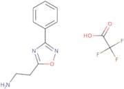 2-(3-Phenyl-1,2,4-oxadiazol-5-yl)ethan-1-amine, trifluoroacetic acid