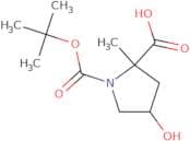 1-[(tert-Butoxy)carbonyl]-4-hydroxy-2-methylpyrrolidine-2-carboxylic acid