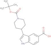 3-{1-[(tert-Butoxy)carbonyl]piperidin-4-yl}-1H-indole-5-carboxylic acid