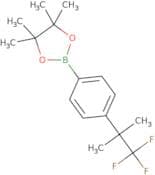 4,4,5,5-Tetramethyl-2-(4-(1,1,1-trifluoro-2-methylpropan-2-yl)phenyl)-1,3,2-dioxaborolane
