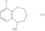 9-Chloro-2,3,4,5-tetrahydro-1-benzoxepin-5-amine hydrochloride