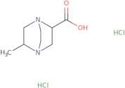 5-Methyl-1,4-diazabicyclo[2.2.2]octane-2-carboxylic acid dihydrochloride