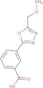 3-[5-(Methoxymethyl)-1,3,4-oxadiazol-2-yl]benzoic acid