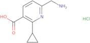 6-(Aminomethyl)-2-cyclopropylpyridine-3-carboxylic acid hydrochloride