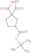 1-[(tert-Butoxy)carbonyl]pyrrolidine-3,3-dicarboxylic acid