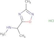 Methyl[1-(3-methyl-1,2,4-oxadiazol-5-yl)ethyl]amine hydrochloride
