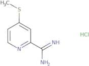 4-(Methylsulfanyl)pyridine-2-carboximidamide hydrochloride