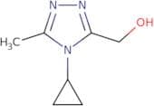 (4-Cyclopropyl-5-methyl-4H-1,2,4-triazol-3-yl)methanol