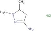 1,5-Dimethyl-4,5-dihydro-1H-pyrazol-3-amine hydrochloride