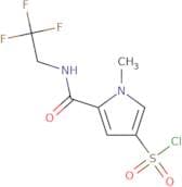 1-Methyl-5-[(2,2,2-trifluoroethyl)carbamoyl]-1H-pyrrole-3-sulfonyl chloride