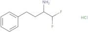 1,1-Difluoro-4-phenylbutan-2-amine hydrochloride