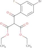 1,3-Diethyl 2-(4-bromo-2-fluorobenzoyl)propanedioate