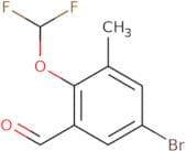5-Bromo-2-(difluoromethoxy)-3-methylbenzaldehyde