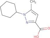 1-Cyclohexyl-5-methyl-1H-pyrazole-3-carboxylic acid