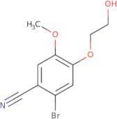 2-Bromo-4-(2-hydroxyethoxy)-5-methoxybenzonitrile