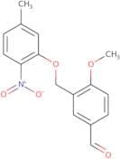 4-Methoxy-3-(5-methyl-2-nitro-phenoxymethyl)-benzaldehyde