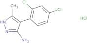 4-(2,4-Dichlorophenyl)-3-methyl-1H-pyrazol-5-amine hydrochloride