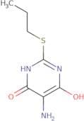 5-Amino-6-hydroxy-2-(propylthio)-4(3H)-pyrimidinone