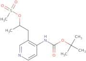 tert-Butyl N-{3-[2-(methanesulfonyloxy)propyl]pyridin-4-yl}carbamate