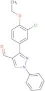3-(3-Chloro-4-ethoxyphenyl)-1-phenyl-1H-pyrazole-4-carbaldehyde