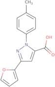 3-(Furan-2-yl)-1-(4-methylphenyl)-1H-pyrazole-5-carboxylic acid