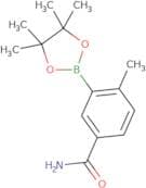 4-Methyl-3-(4,4,5,5-tetramethyl-1,3,2-dioxaborolan-2-yl)benzamide