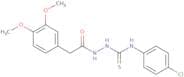 2-(3,4-Dimethoxyphenyl)-N-((((4-chlorophenyl)amino)thioxomethyl)amino)ethanamide