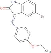 3-(aza(4-ethoxyphenyl)methylene)-5-bromoindolin-2-one