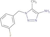 1-[(3-Fluorophenyl)methyl]-5-methyl-1H-1,2,3-triazol-4-amine