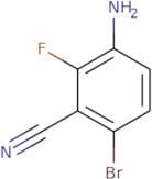 3-Amino-6-bromo-2-fluorobenzonitrile