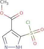 Methyl 5-(chlorosulfonyl)-1H-pyrazole-4-carboxylate