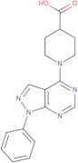 1-{1-Phenyl-1H-pyrazolo[3,4-d]pyrimidin-4-yl}piperidine-4-carboxylic acid