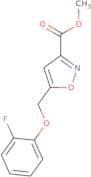 Methyl 5-(2-fluorophenoxymethyl)-1,2-oxazole-3-carboxylate