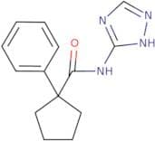 1-phenyl-N-(1H-1,2,4-triazol-5-yl)cyclopentane-1-carboxamide