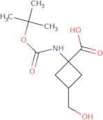 1-{[(tert-Butoxy)carbonyl]amino}-3-(hydroxymethyl)cyclobutane-1-carboxylic acid