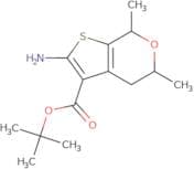 tert-Butyl 2-amino-5,7-dimethyl-4H,5H,7H-thieno[2,3-c]pyran-3-carboxylate