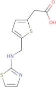 2-(5-{[(1,3-Thiazol-2-yl)amino]methyl}thiophen-2-yl)acetic acid