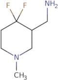 (4,4-Difluoro-1-methylpiperidin-3-yl)methanamine