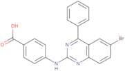 4-[(6-Bromo-4-phenylquinazolin-2-yl)amino]benzoic acid