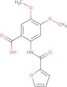2-[(Furan-2-carbonyl)-amino]-4,5-dimethoxy-benzoic acid