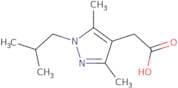 2-[3,5-Dimethyl-1-(2-methylpropyl)-1H-pyrazol-4-yl]acetic acid