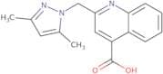 2-[(3,5-Dimethyl-1H-pyrazol-1-yl)methyl]quinoline-4-carboxylic Acid