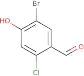 5-Bromo-2-chloro-4-hydroxybenzaldehyde