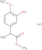 Methyl 2-amino-2-(3-hydroxy-4-methoxyphenyl)acetate hydrochloride