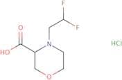 4-(2,2-Difluoroethyl)morpholine-3-carboxylic acid hydrochloride